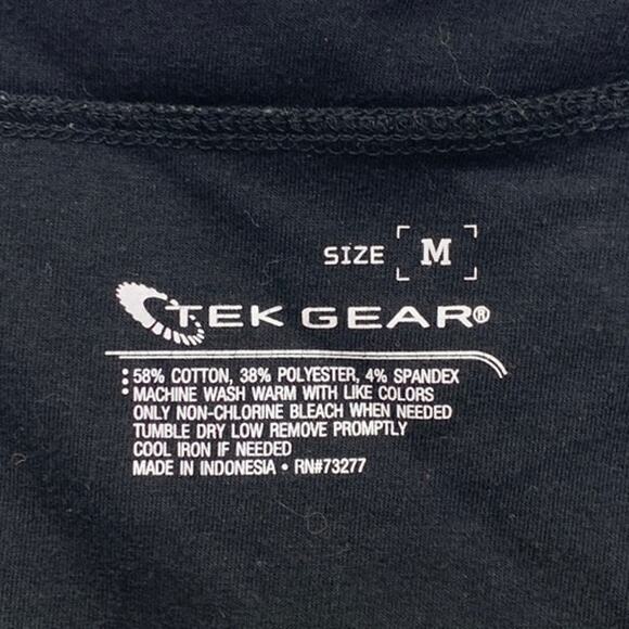 Tek Gear Womens Medium Sleeveless Teardrop Pattern Athletic Shelf Bra Tank Top - Picture 2 of 3